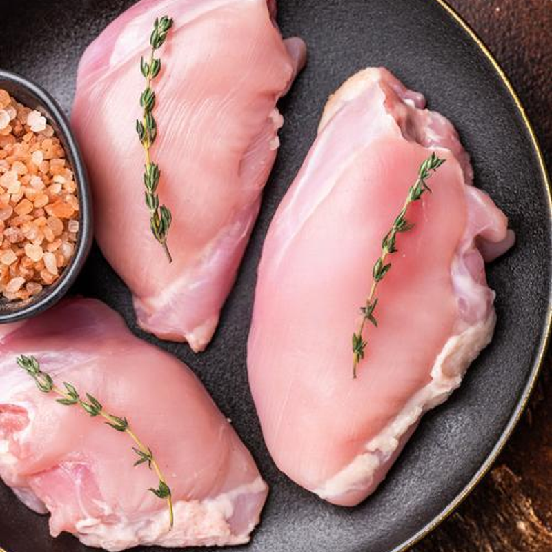 Frozen Chicken Thigh with Skinless